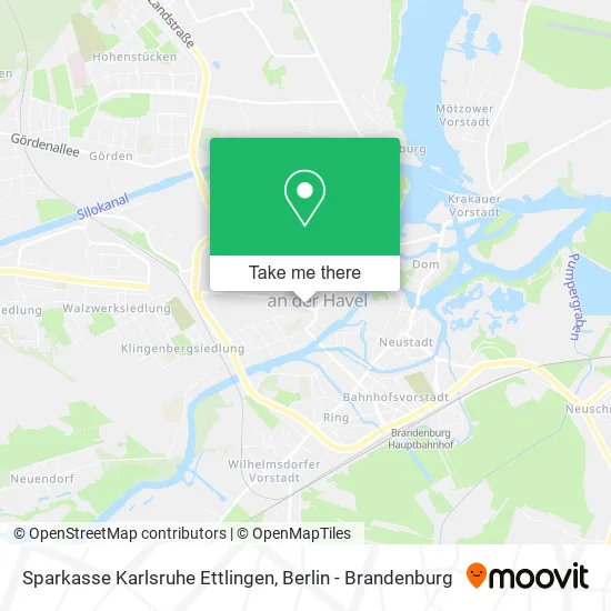 Карта Sparkasse Karlsruhe Ettlingen