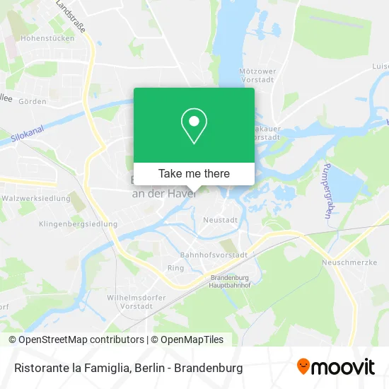 Ristorante la Famiglia map