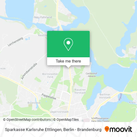 Карта Sparkasse Karlsruhe Ettlingen