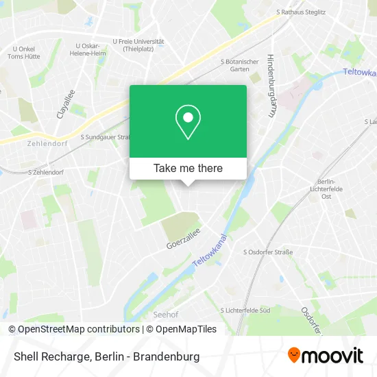 Shell Recharge map