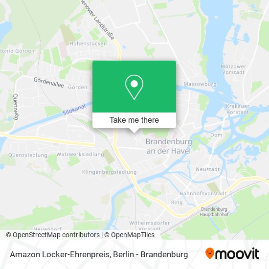 Карта Amazon Locker-Ehrenpreis