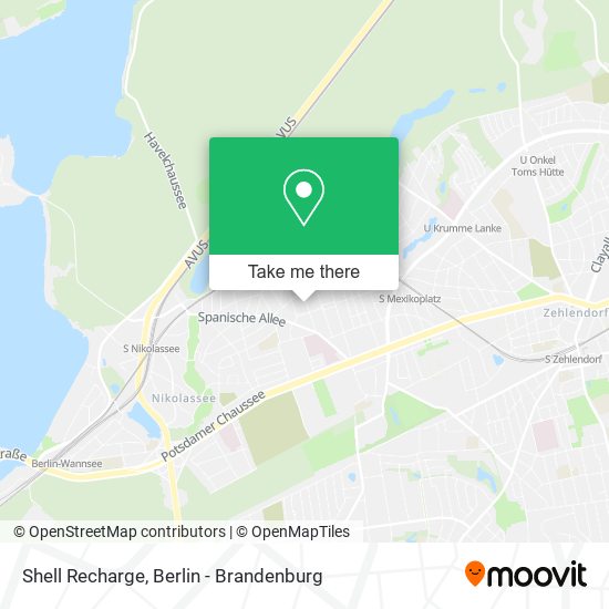 Shell Recharge map