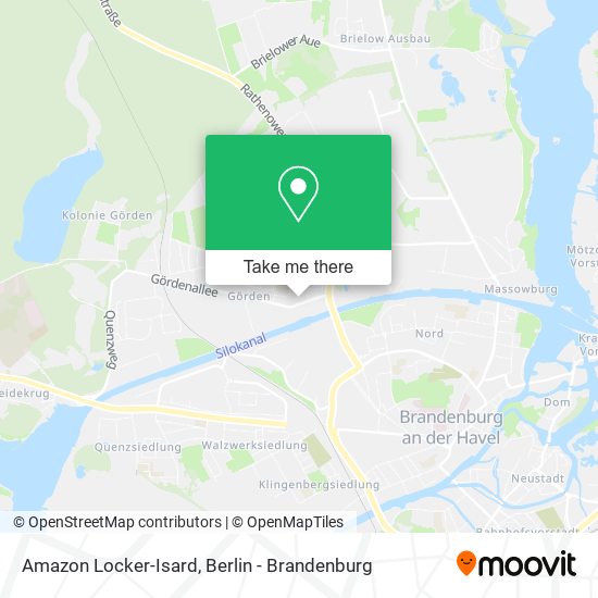 Карта Amazon Locker-Isard