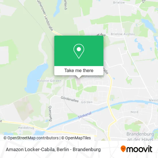 Карта Amazon Locker-Cabila
