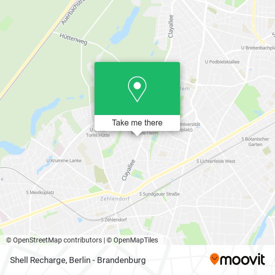 Shell Recharge map