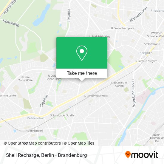 Shell Recharge map