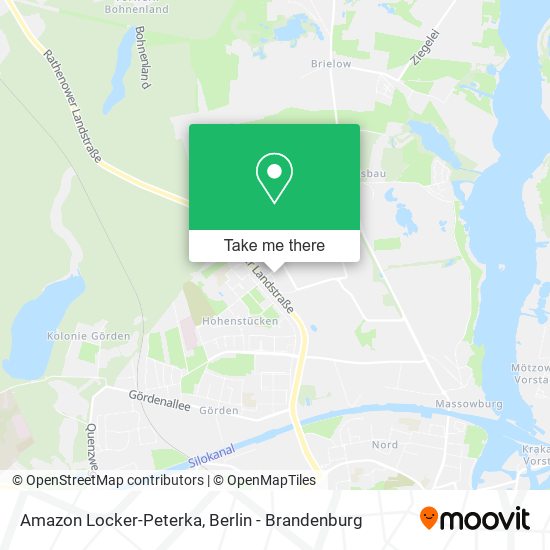 Amazon Locker-Peterka map