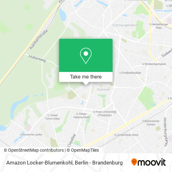Карта Amazon Locker-Blumenkohl