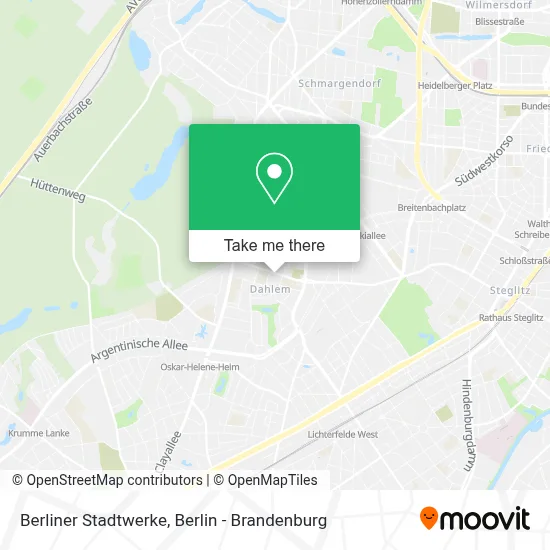 Berliner Stadtwerke map