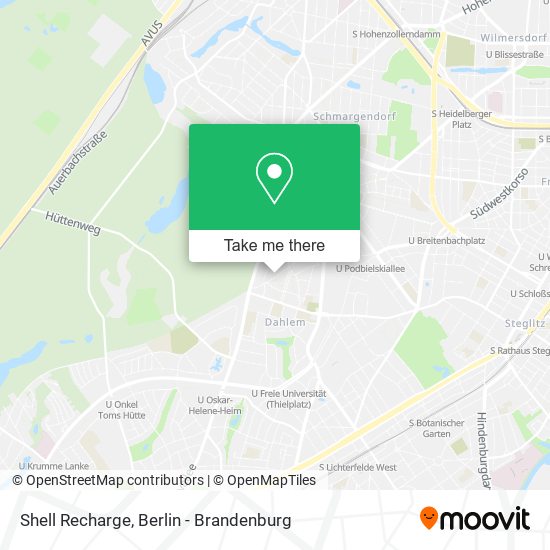 Shell Recharge map