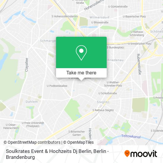 Карта Soulkrates Event & Hochzeits Dj Berlin