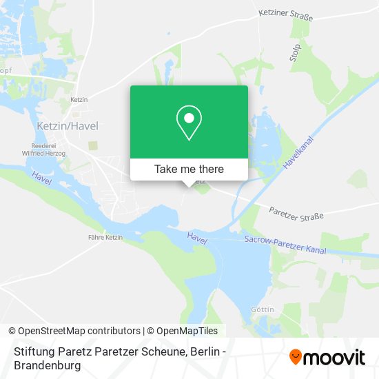Stiftung Paretz Paretzer Scheune map