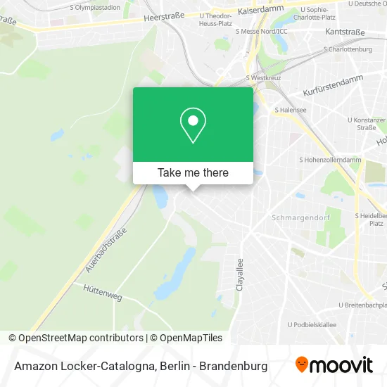 Карта Amazon Locker-Catalogna