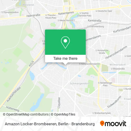 Карта Amazon Locker-Brombeeren