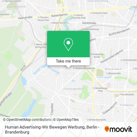 Карта Human Advertising-Wir Bewegen Werbung