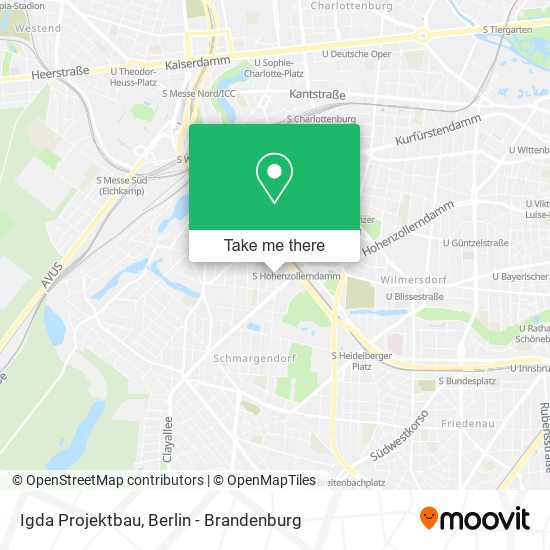 Igda Projektbau map