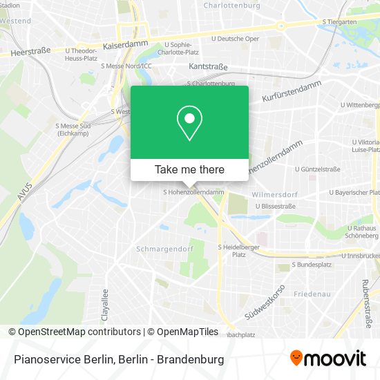 Pianoservice Berlin map