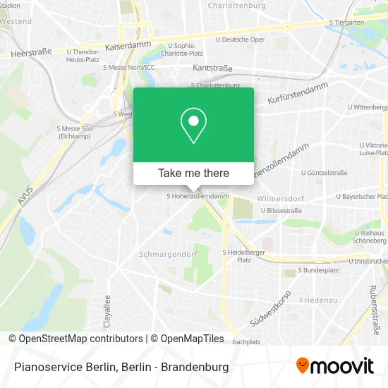 Pianoservice Berlin map