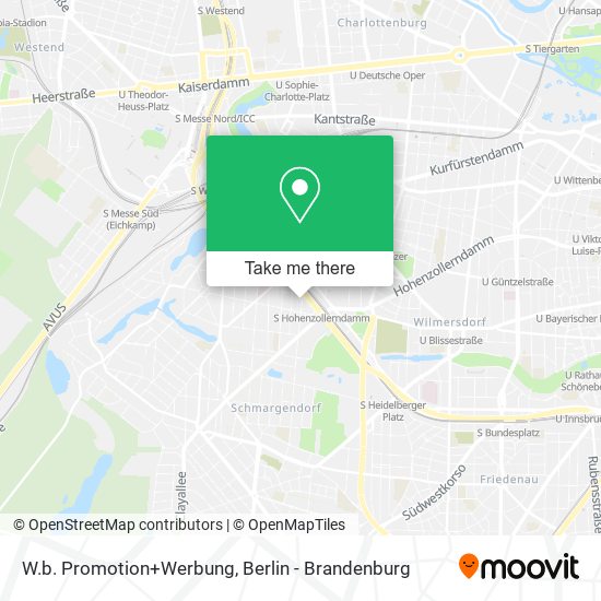 W.b. Promotion+Werbung map