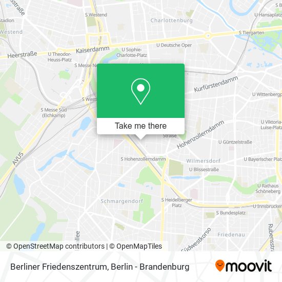 Карта Berliner Friedenszentrum