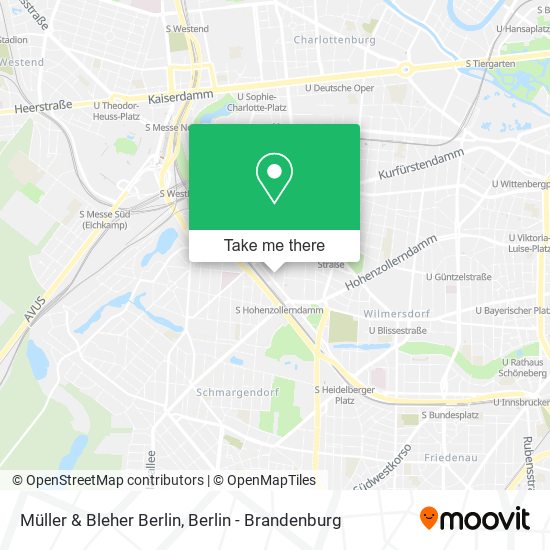Карта Müller & Bleher Berlin