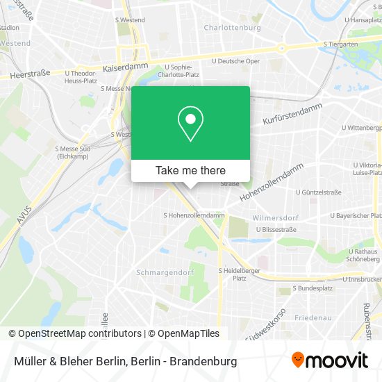 Müller & Bleher Berlin map