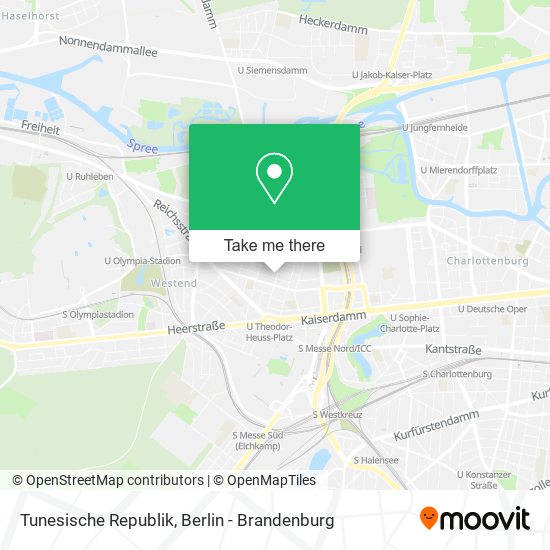 Tunesische Republik map