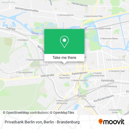 Privatbank Berlin von map