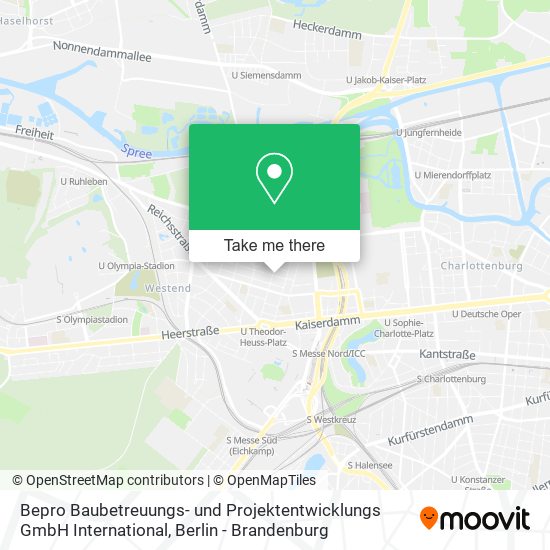 Карта Bepro Baubetreuungs- und Projektentwicklungs GmbH International