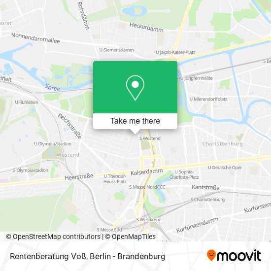 Rentenberatung Voß map