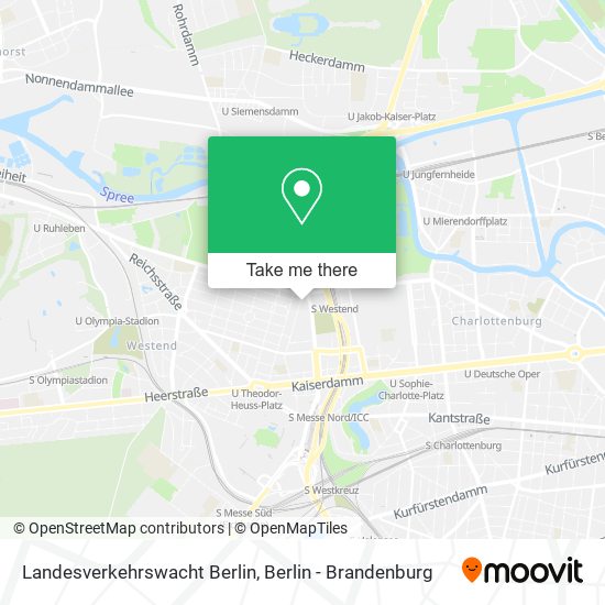 Landesverkehrswacht Berlin map