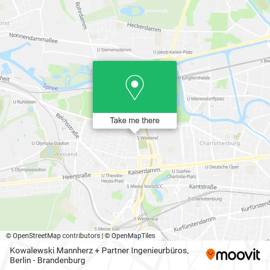 Карта Kowalewski Mannherz + Partner Ingenieurbüros