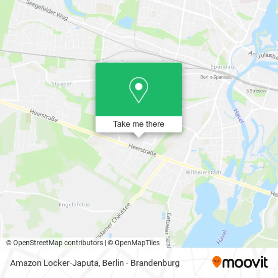 Карта Amazon Locker-Japuta