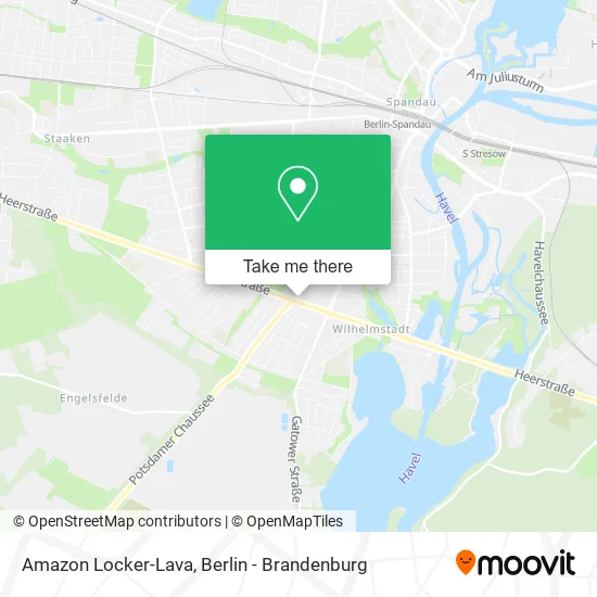 Карта Amazon Locker-Lava