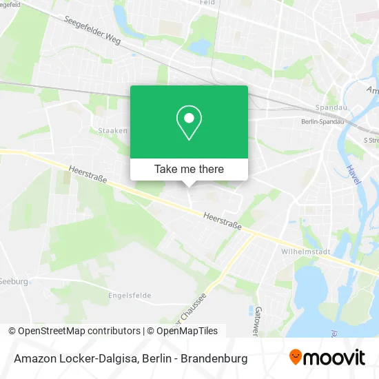 Карта Amazon Locker-Dalgisa