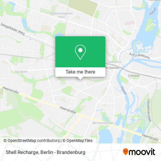 Shell Recharge map