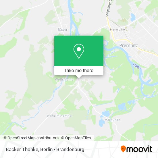 Карта Bäcker Thonke