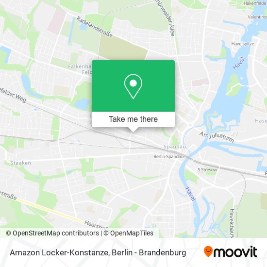 Amazon Locker-Konstanze map