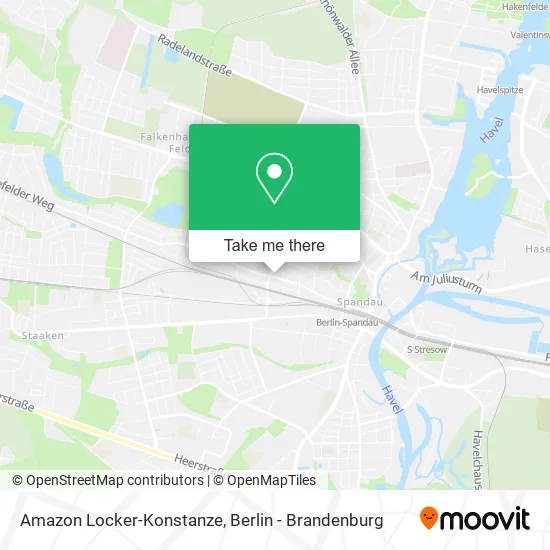 Карта Amazon Locker-Konstanze