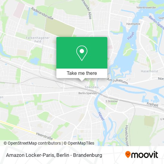 Amazon Locker-Paris map