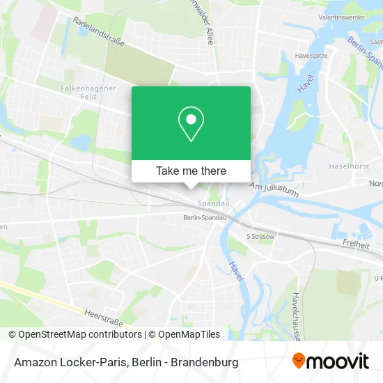 Карта Amazon Locker-Paris