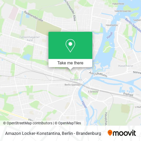 Amazon Locker-Konstantina map