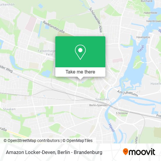 Amazon Locker-Deven map