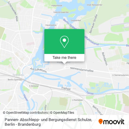 Pannen- Abschlepp- und Bergungsdienst Schulze map