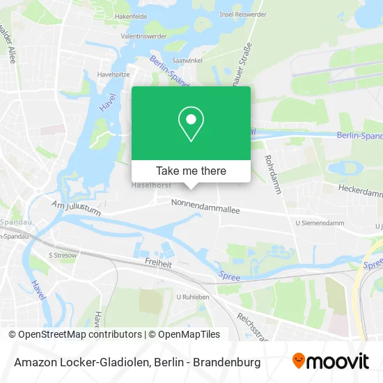 Карта Amazon Locker-Gladiolen