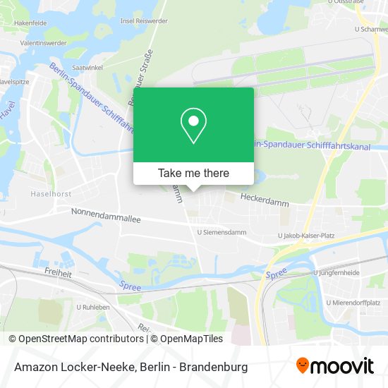 Amazon Locker-Neeke map