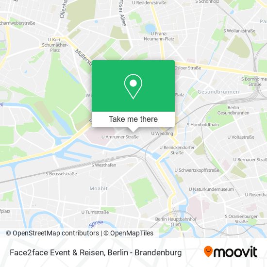 Карта Face2face Event & Reisen
