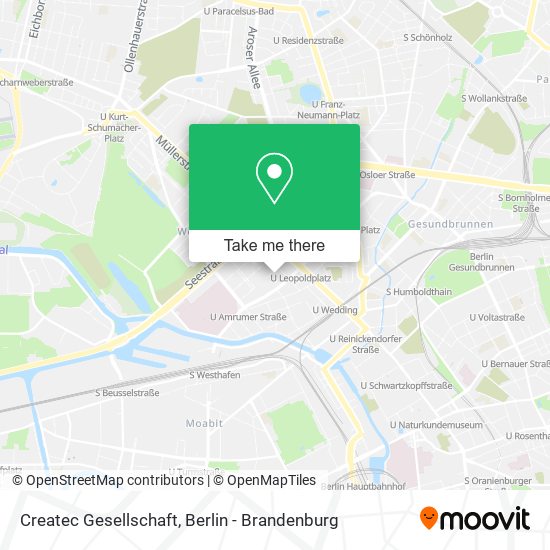 Createc Gesellschaft map