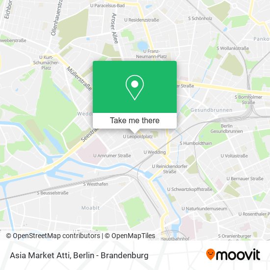 Asia Market Atti map