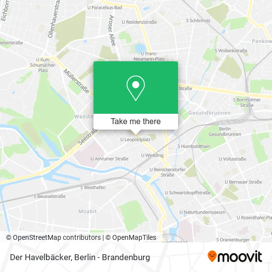 Der Havelbäcker map